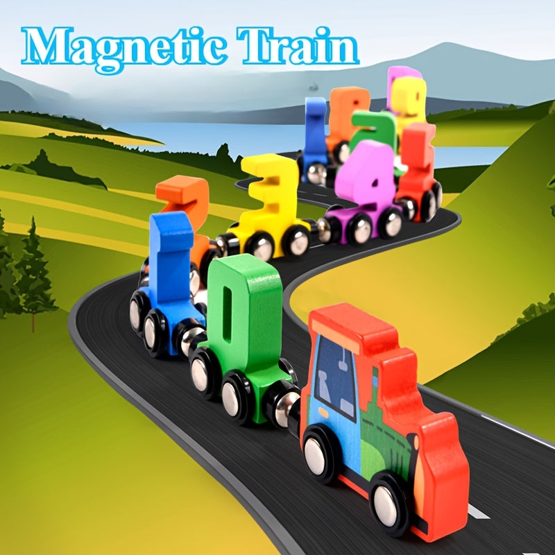 Magnetic digital train