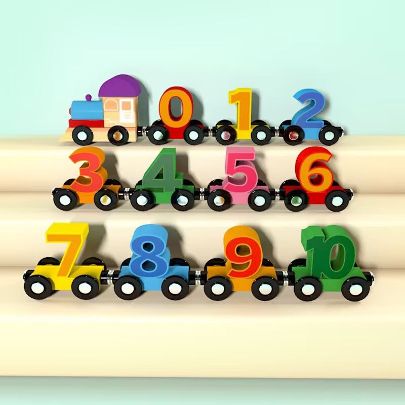 Magnetic digital train