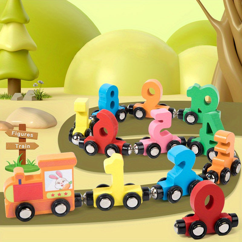 Magnetic digital train