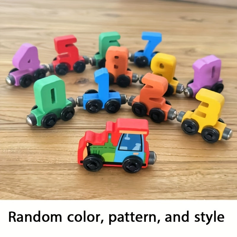 Magnetic digital train