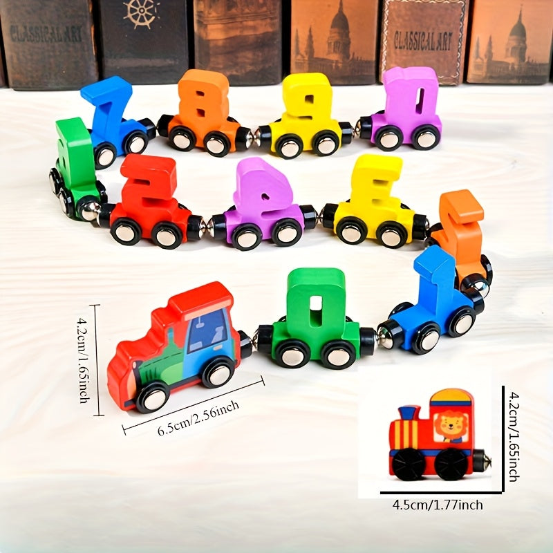 Magnetic digital train