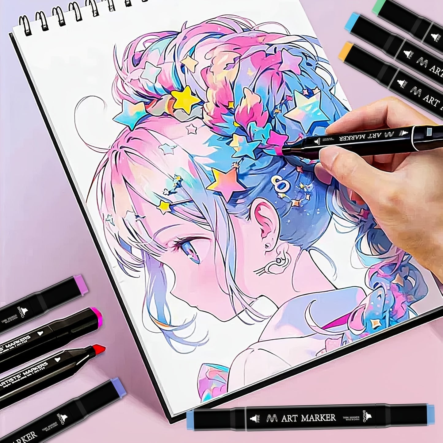 Markers168 Colors Painting