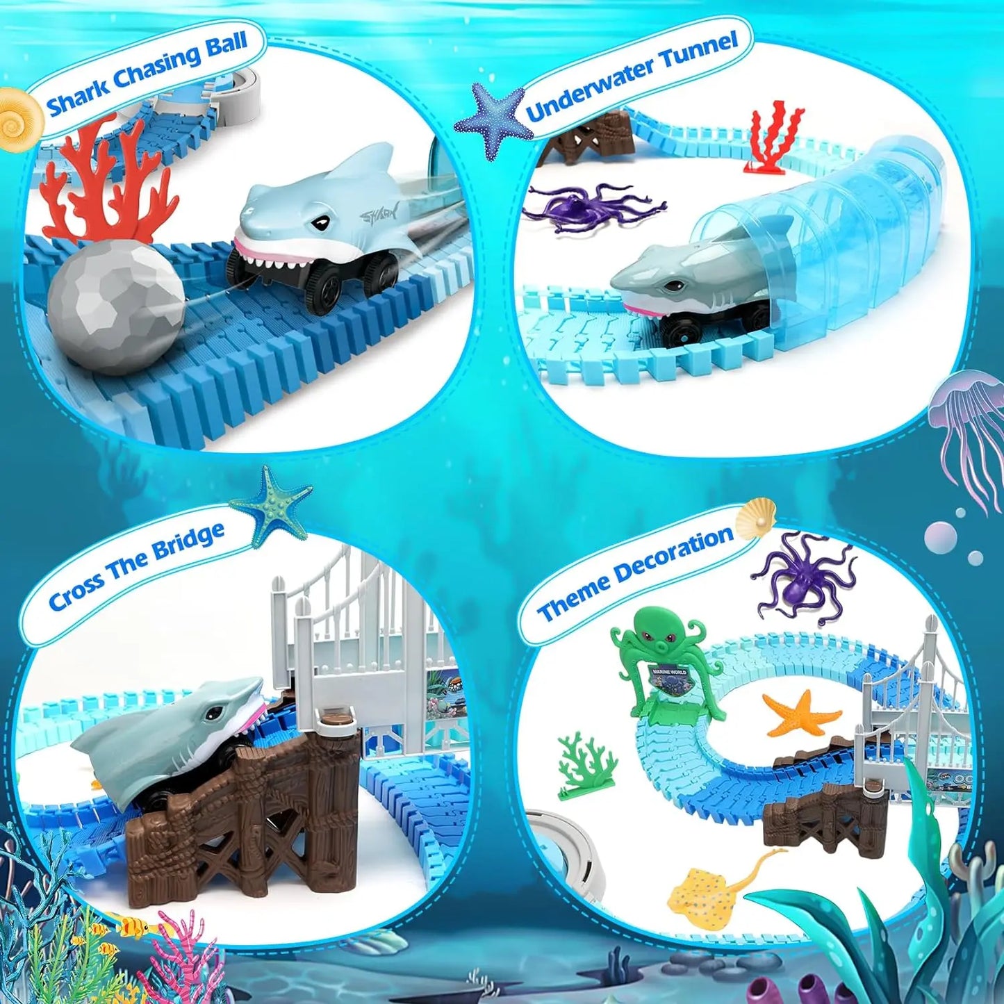 Track Toys Shark Race