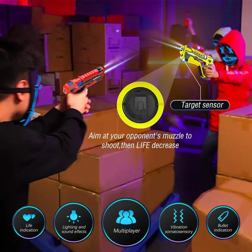 VATOS Laser Tag Battle Game Gun Set Electric Infrared