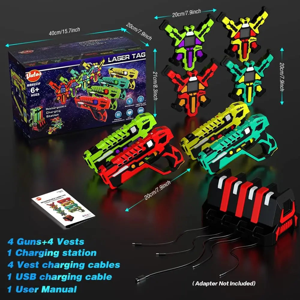 VATOS Laser Tag Battle Game Gun Set Electric Infrared
