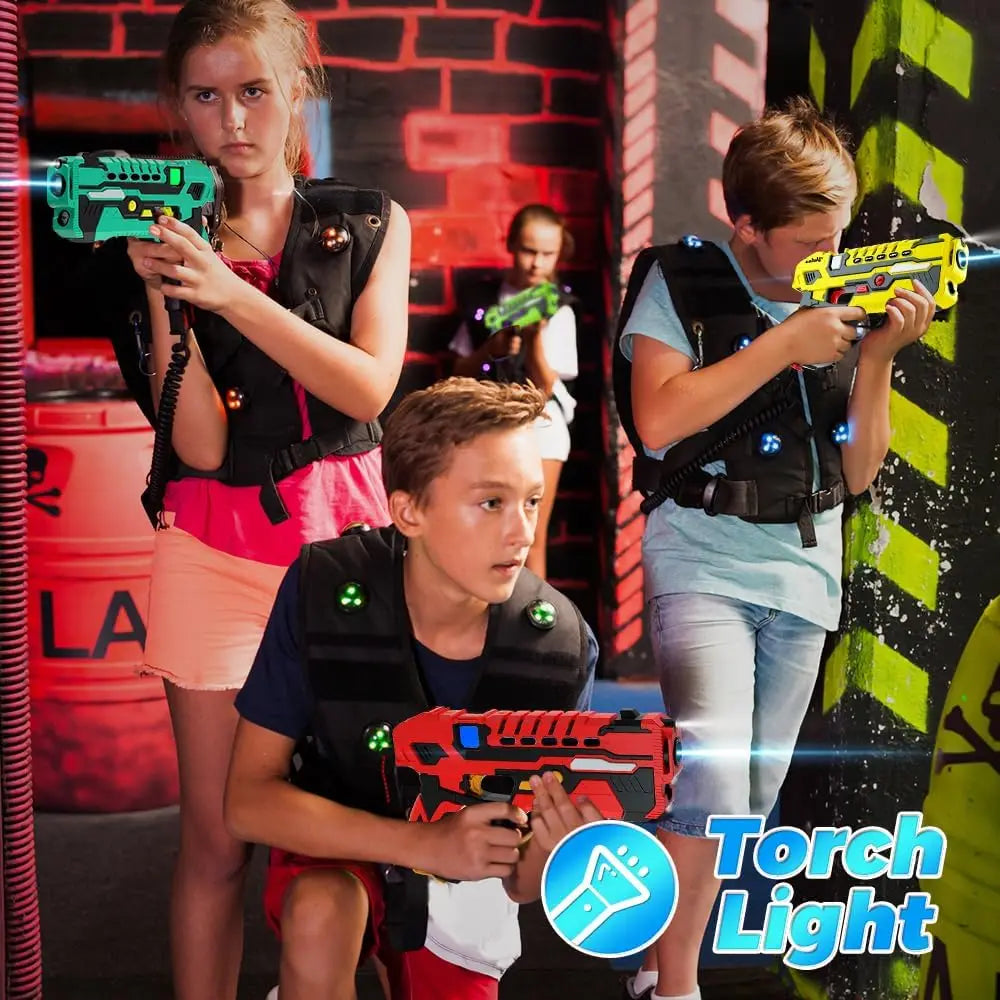 VATOS Laser Tag Battle Game Gun Set Electric Infrared