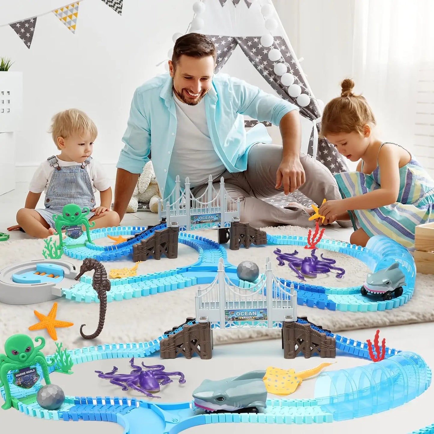 Track Toys Shark Race