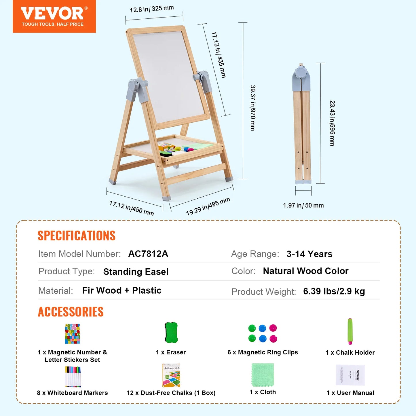 Standing Magnetic Drawing Board