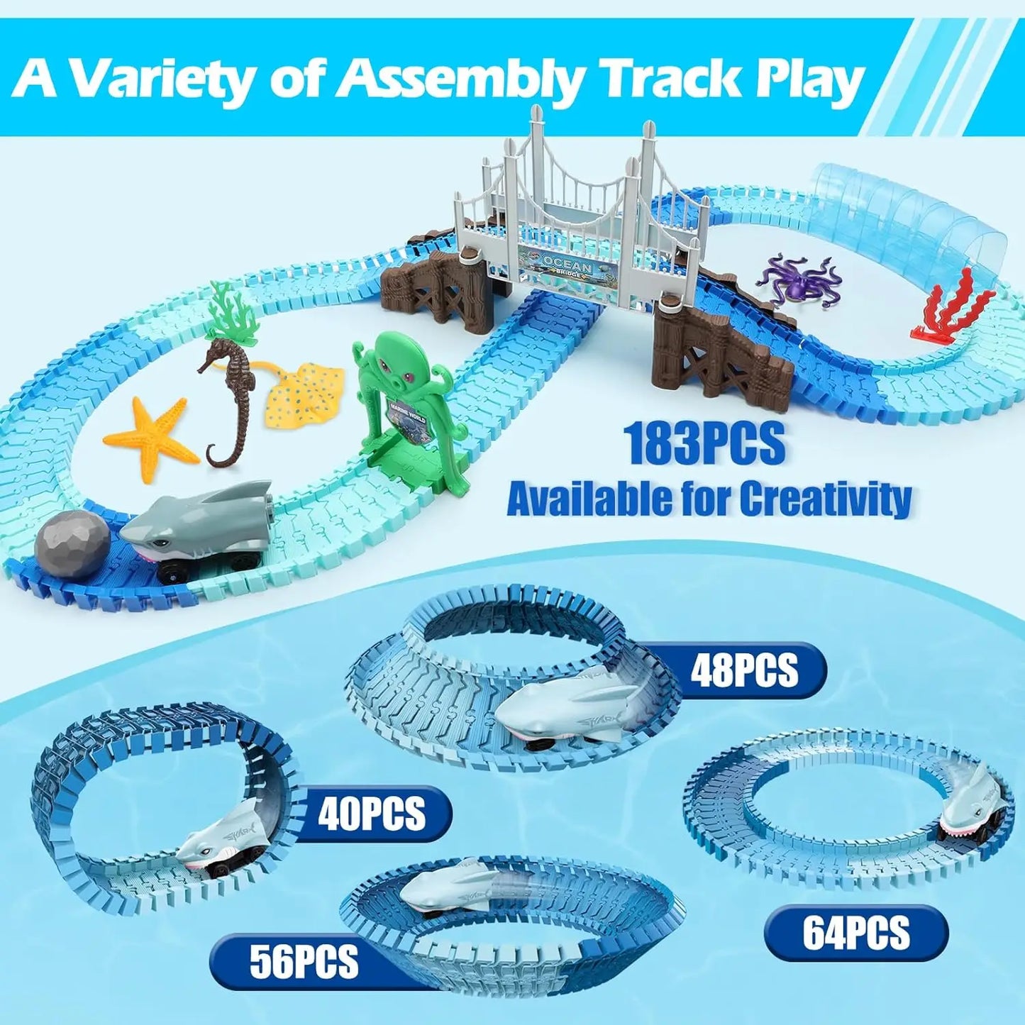 Track Toys Shark Race