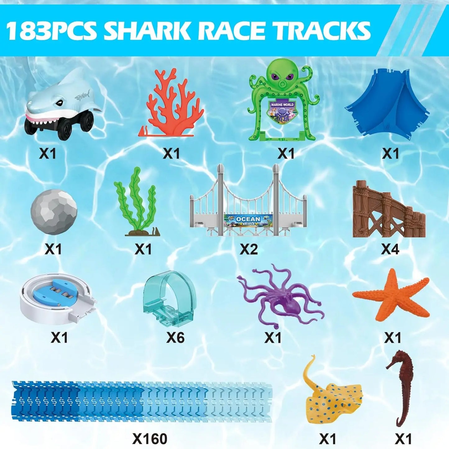 Track Toys Shark Race