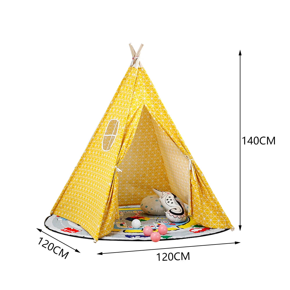 Children Indian Tent Teepee Kids Indoor Play House
