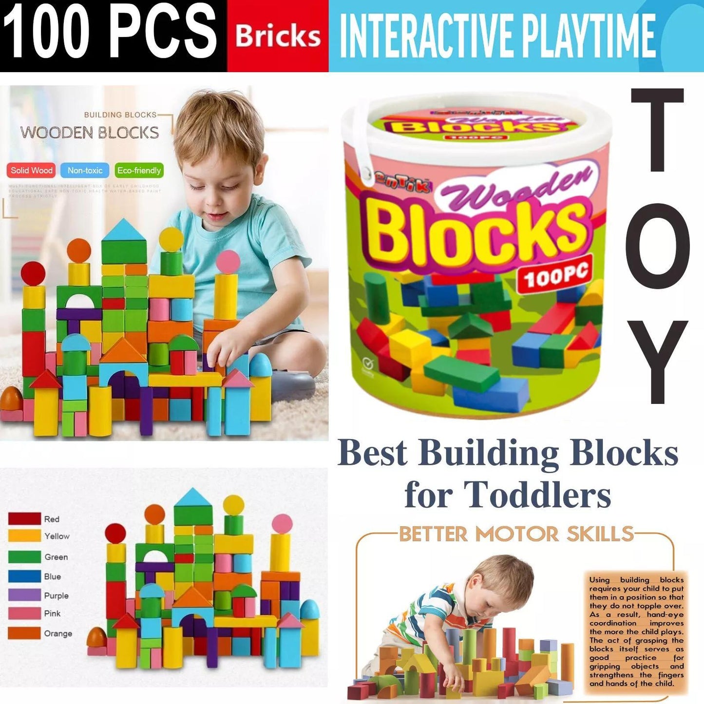WOODEN BLOCKS CONSTRUCTION