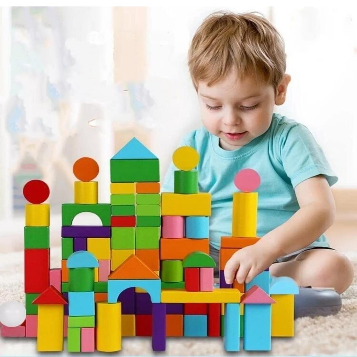 WOODEN BLOCKS CONSTRUCTION