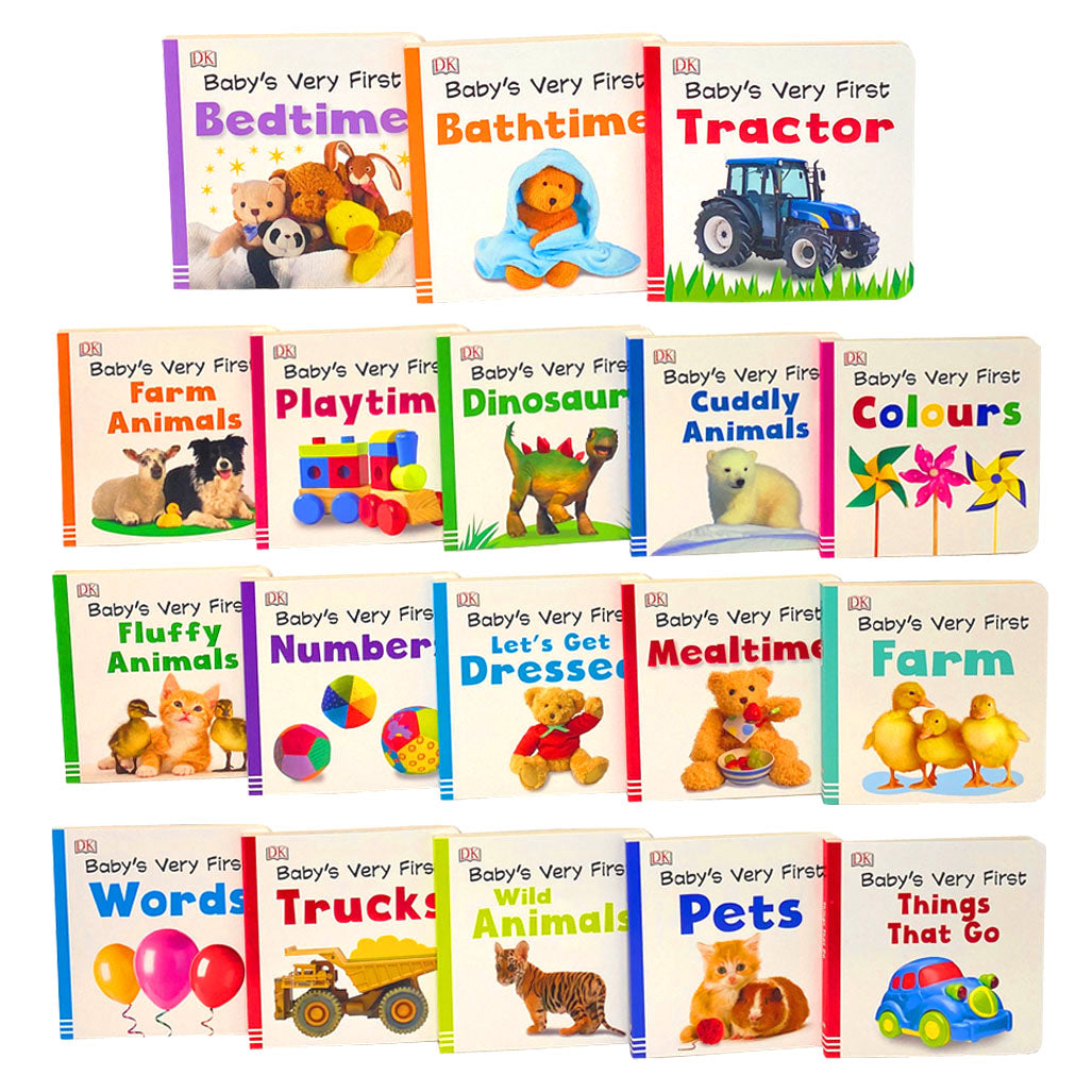 Baby'S  First Library 18 Board Books Box Set To Help Little Ones Learn