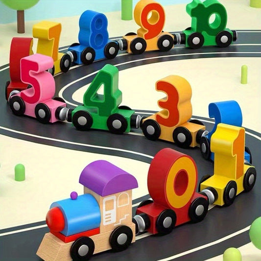Magnetic digital train