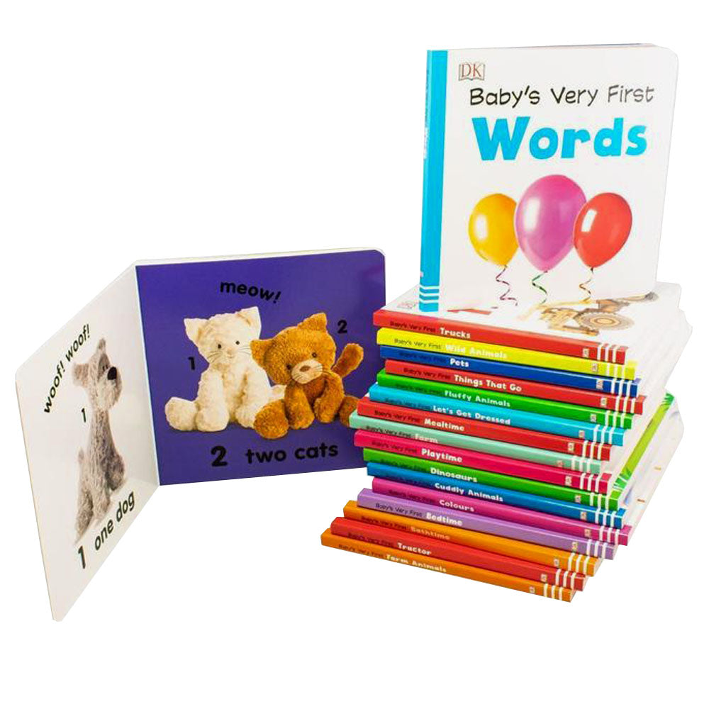 Baby'S  First Library 18 Board Books Box Set To Help Little Ones Learn