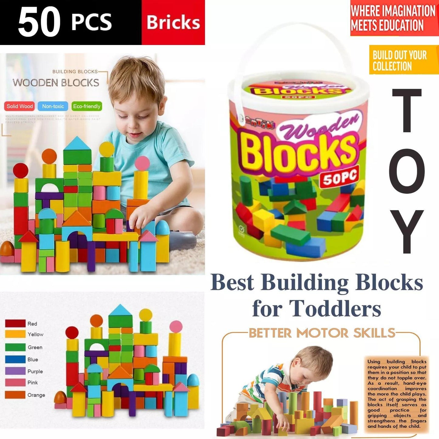 WOODEN BLOCKS CONSTRUCTION