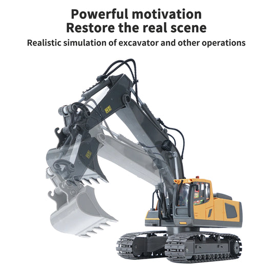 RC Excavator 1/20 2.4GHz 11CH RC Construction Truck