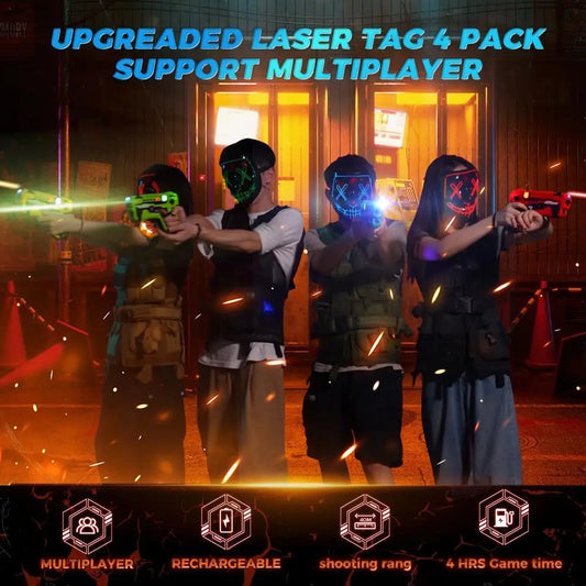 VATOS Laser Tag Battle Game Gun Set Electric Infrared