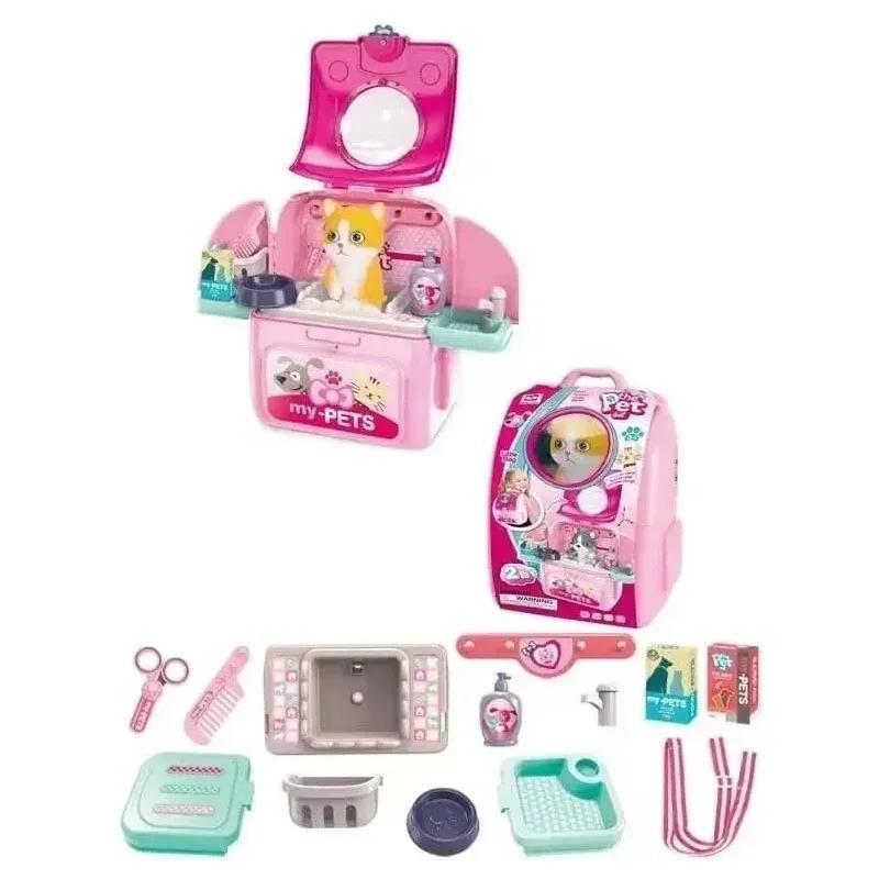 Backpack Pet Care Play Set
